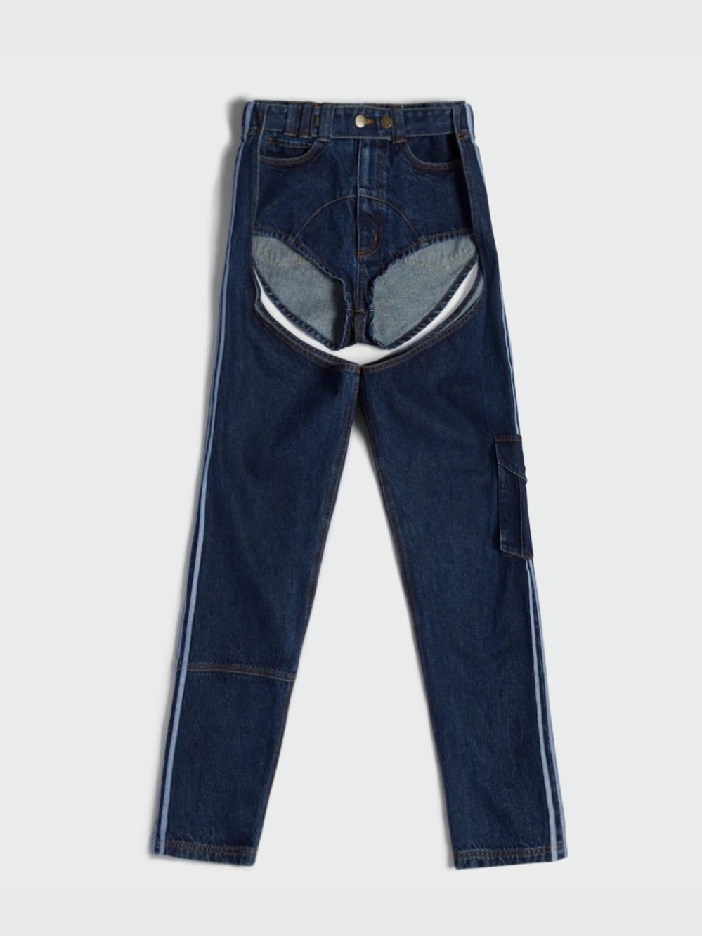 Adidas x Ivy park Denim Jean Chaps